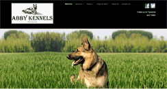 Desktop Screenshot of abbykennels.com